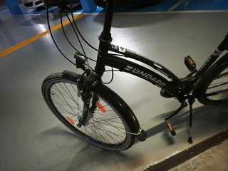 Bicicleta de paseo Zündapp negra