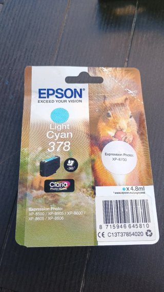 Cartucho Tinta Epson 378 Light Cyan