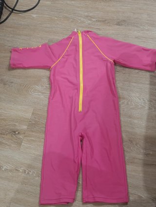 Fato Proteção Água Criança Rosa