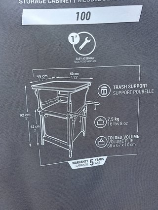 Mueble Cocina Camping Madera