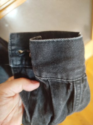 Chaqueta vaquera Bershka negra