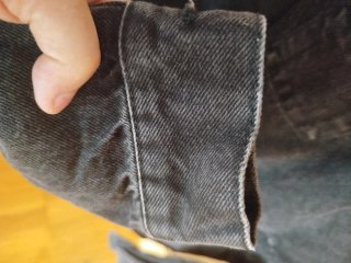 Chaqueta vaquera Bershka negra