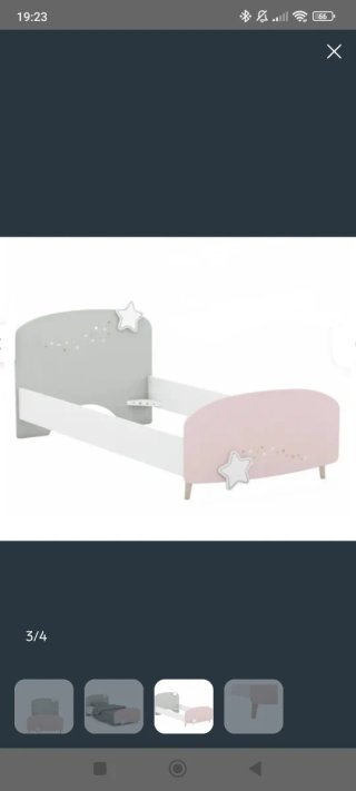 Cama infantil 90cm tengo la mesita a juego.