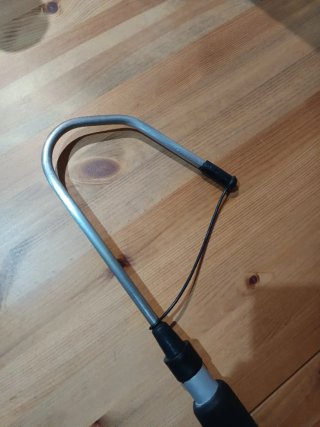 Bichero de pesca metálico