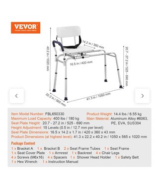 Cadeira de Banho VEVOR