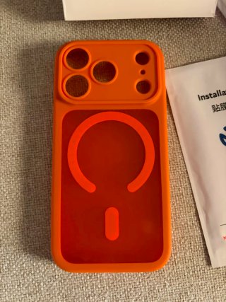 Kit cover arancione per iPhone 17 Pro