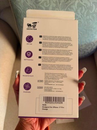 Kit cover arancione per iPhone 17 Pro