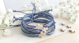 Pulsera Cruz Azul y Blanca