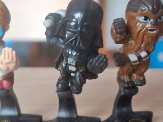 3 figuritas Star Wars