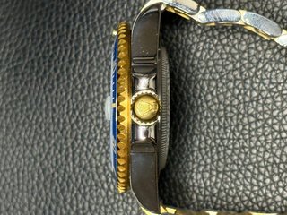 Reloj Rolex Dorado Plateado y Azul