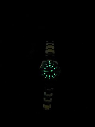 Reloj Rolex Dorado Plateado y Azul