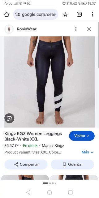Leggings Kingz Jiu Jitsu Mujer Talla S