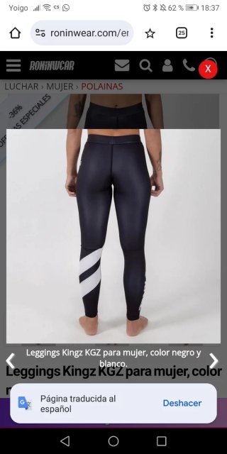 Leggings Kingz Jiu Jitsu Mujer Talla S