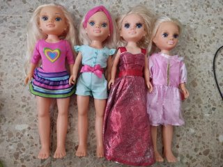 Lote de 4 Muñecas Nancy