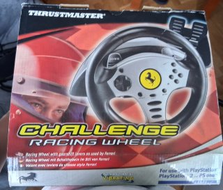 Volante Thrustmaster Challenge Ferrari PS2