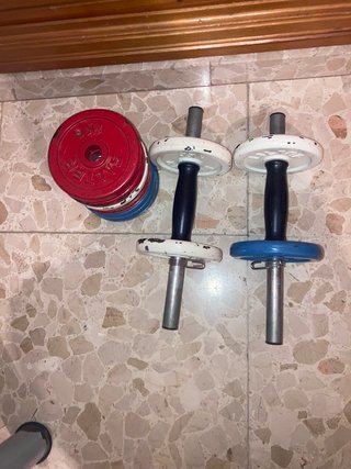 Mancuernas Ajustables + Discos Hierro
