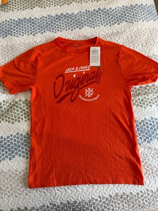Camiseta Jack & Jones Naranja Talla M