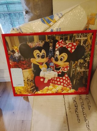 4 Fotos-Pósters DISNEY Años 80-Mickey and Minnie.