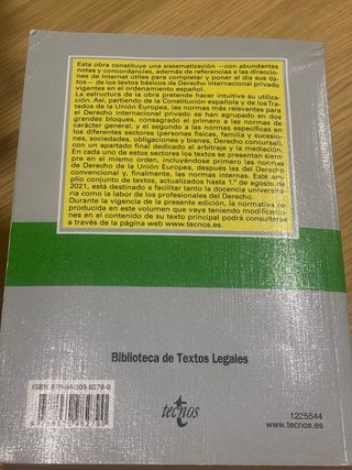 Legislación básica de derecho internacional pri...