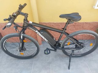 Bicicleta Eléctrica Negra TOUROLL U1.