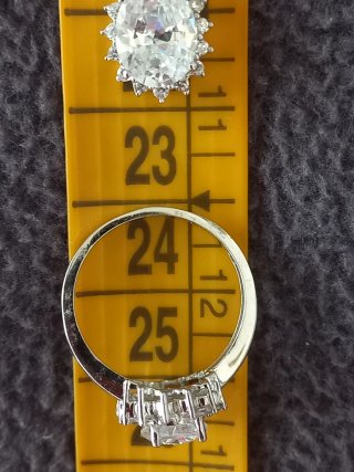 Conjunto Plata: Anillo, Pendientes y Cadena