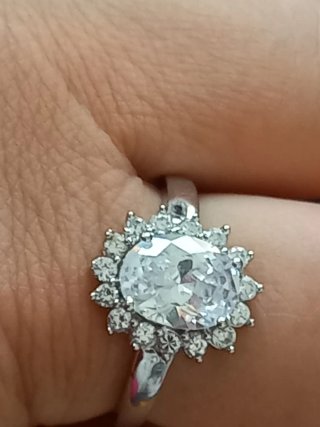 Conjunto Plata: Anillo, Pendientes y Cadena