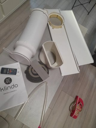 Klindo Aire Acondicionado Portátil Blanco