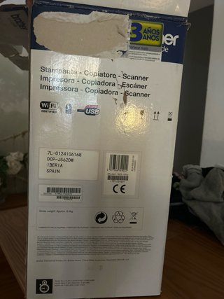 Impresora Multifunción Brother DCP-J562DW WiFi