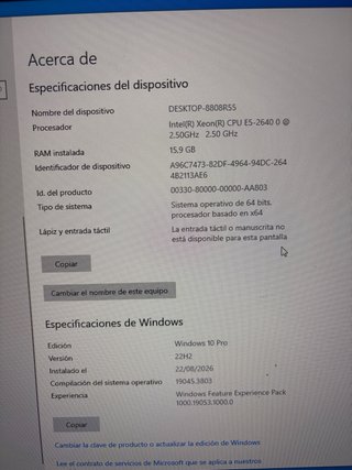 PC Sobremesa Ofimática/Juegos Ligeros