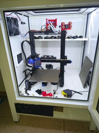 Impresora 3D con Klipper y armario profesional