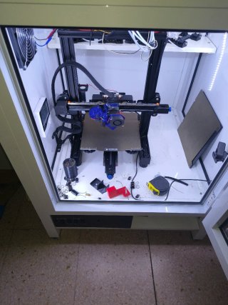 Impresora 3D con Klipper y armario profesional