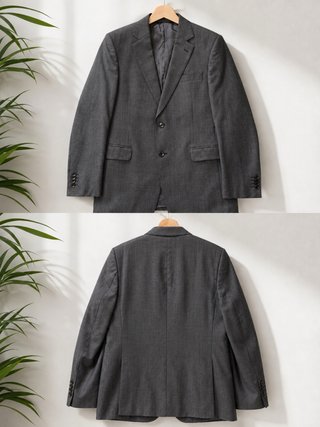 Traje de hombre gris
