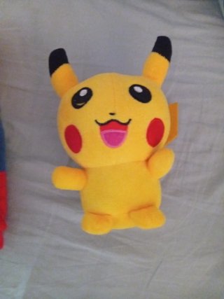 Lote Juguetes Peluche Spiderman, Pikachu, Tortuga