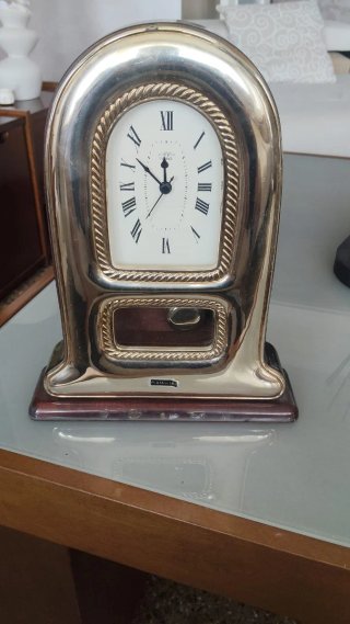 Reloj de sobremesa Plata de Ley