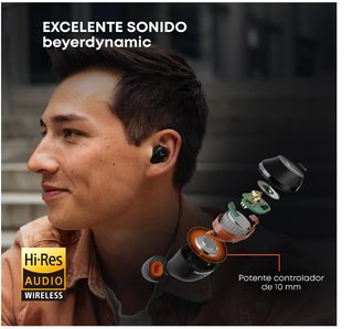 Auriculares Beyerdynamic AMIRON 300 Negro/Naranja