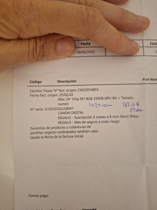 iMac 24 8GB 256GB SSD
