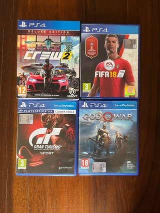 Giochi PS4: The Crew 2, FIFA 18, Gran Turismo Spor