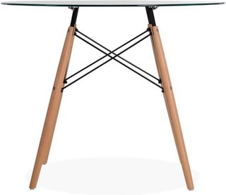 Mesa Redonda Tower Cristal 80cm
