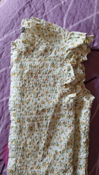 Top Primark floral elástico Tam.38