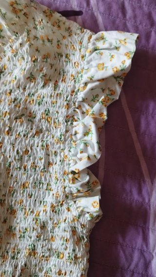 Top Primark floral elástico Tam.38