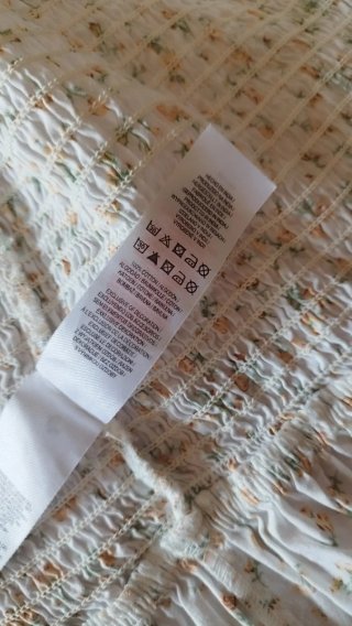 Top Primark floral elástico Tam.38