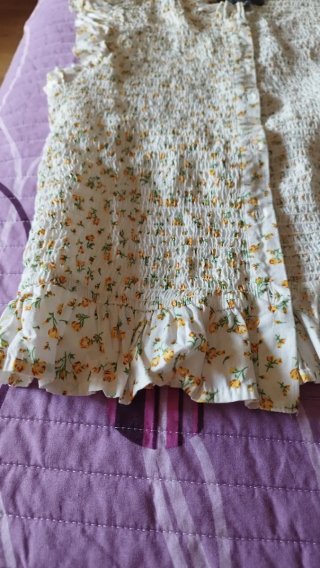 Top Primark floral elástico Tam.38