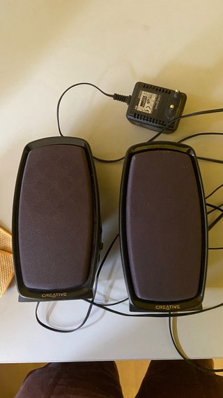 Altavoces Creative Estéreo Negro