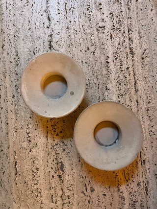 2 Portavelas Zara Home Piedra
