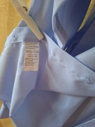 Camicia azzurra tg. 17 1/2 (44)