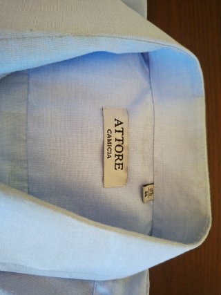 Camicia azzurra tg. 17 1/2 (44)