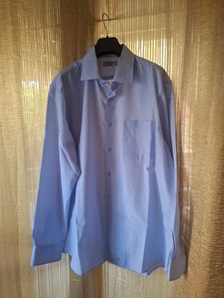 Camicia azzurra tg. 17 1/2 (44)