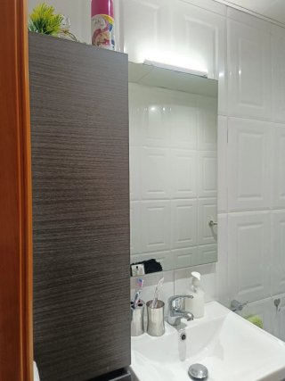 Mueble de baño, columna, espejo y pica
