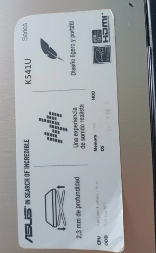 Portátil Asus X541UJ Plata