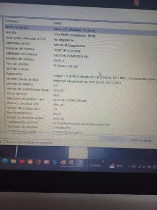 Portátil Asus X541UJ Plata